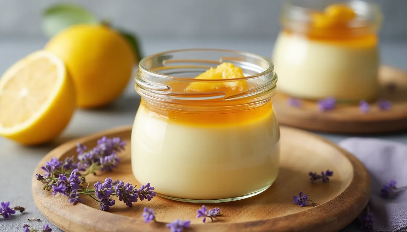 Honey-Lavender Panna Cotta