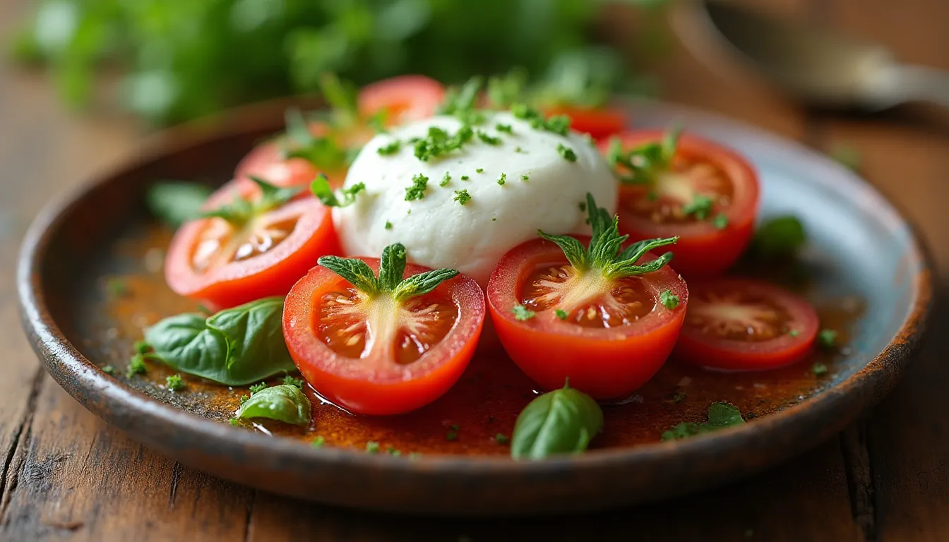 Heirloom Tomato & Burrata Salad