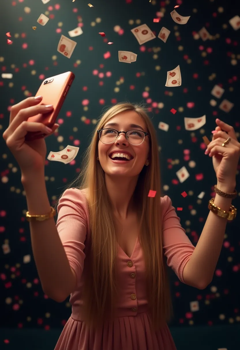 Happy winner