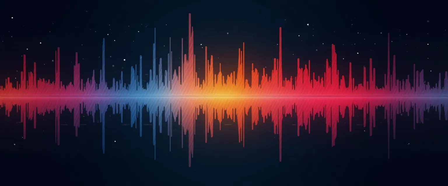 Audio waveform visualization