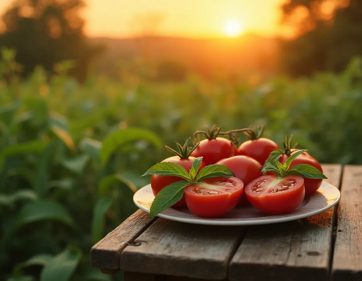 Summer Solstice Feast: Heirloom Tomatoes & Fresh Basil