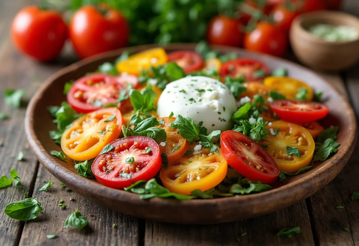 Summer Heirloom Tomato Salad
