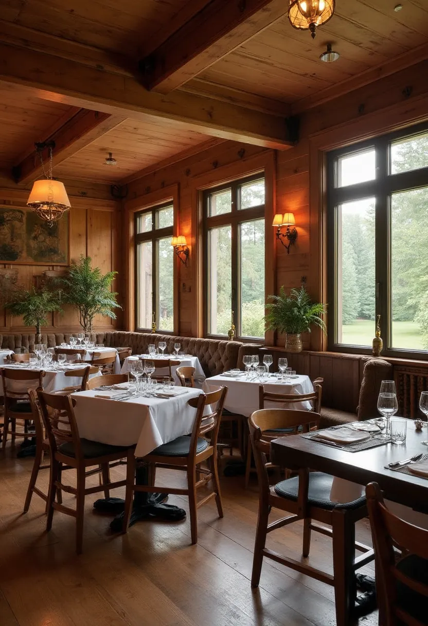 Harvest Moon Bistro interior with rustic Vermont charm